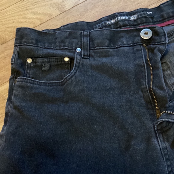 Point zero crop jeans, black, 34 waist, some stretch - Picture 3 of 6